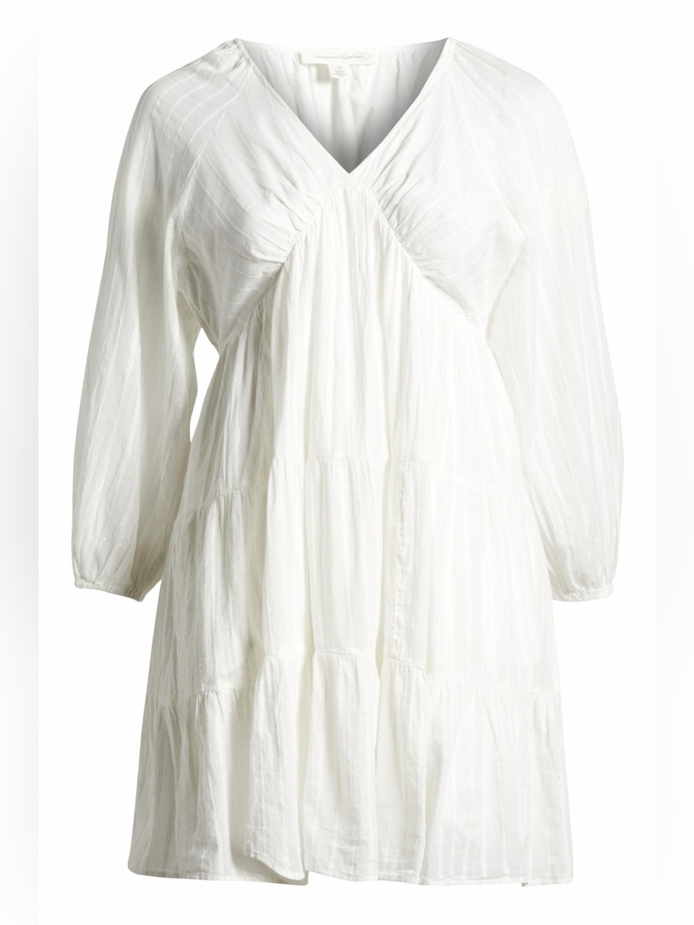 Treasure & bond Tiered Long Sleeve Babydoll Dress size small nwt $99